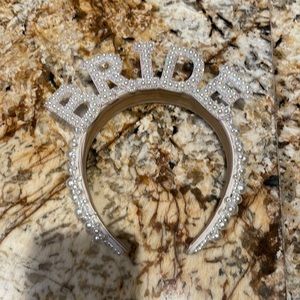 Bride headband worn one time